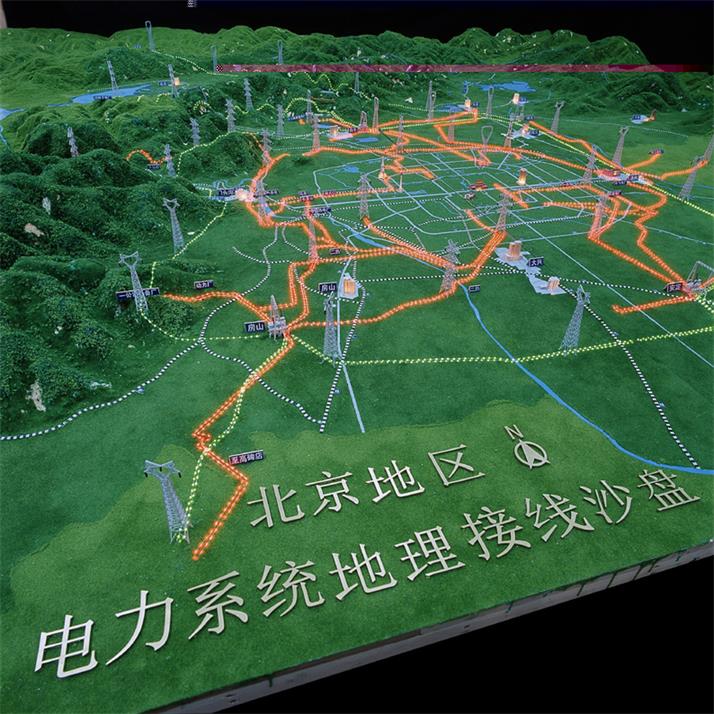 北京地理接線(xiàn)沙盤(pán)